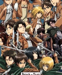 Trends Attack On Titan Poster "Collage" HOME & APPAREL