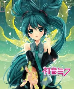 Trends HOME & APPAREL Hatsune Miku Poster "Notes"