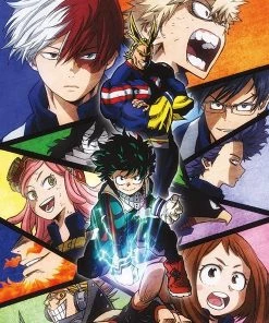 Trends HOME & APPAREL My Hero Academia Poster "Faces"