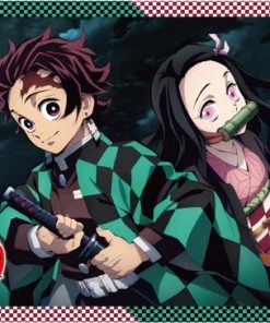 Great Eastern HOME & APPAREL Demon Slayer Wall Scroll "Tanjiro And Nezuko"