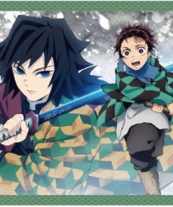 Great Eastern Demon Slayer Wall Scroll "Tanjirou And Giyu"
