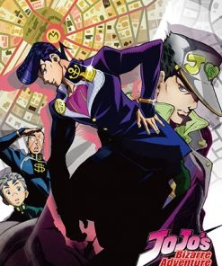 Great Eastern Jojo's Bizarre Adventure Wall Scroll "S3 Key Art Group"