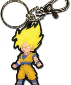 Great Eastern ACCESSORIES Dragon Ball Z Keychain Super Saiyan Goku