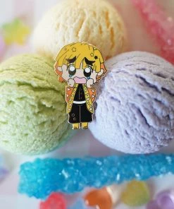 Naytendo ACCESSORIES Zenitsu Enamel Pin Cutesy Ver.