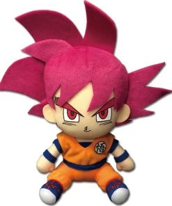 Great Eastern Dragon Ball Super Plush Super Saiyan God Goku Sitting HOME & APPAREL