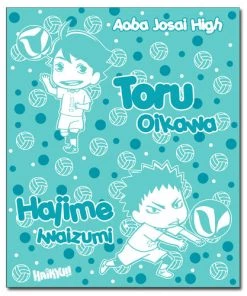 Great Eastern Haikyu!! Throw Blanket Toru & Hajime Ver.