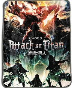 Great Eastern Attack On Titan Throw Blanket Season 2 Ver.