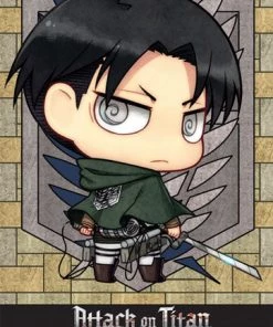 Great Eastern Attack On Titan Wall Scroll "Levi" HOME & APPAREL