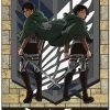 Great Eastern Attack On Titan Wall Scroll "Eren And Levi WoF" HOME & APPAREL