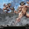 Great Eastern HOME & APPAREL Attack On Titan Wall Scroll "Titan Clash"