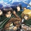 Great Eastern HOME & APPAREL Attack On Titan Wall Scroll "Key Art 16"