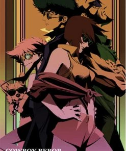 Great Eastern Cowboy Bebop Wall Scroll "Group"