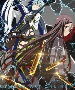 Great Eastern HOME & APPAREL Sword Art Online Wall Scroll "Key Art 2"