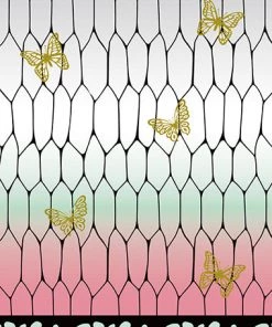 Great Eastern HOME & APPAREL Demon Slayer Throw Blanket Shinobu Pattern Ver.