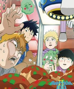 Great Eastern HOME & APPAREL Mob Psycho 100 Wall Scroll "Happy Together"