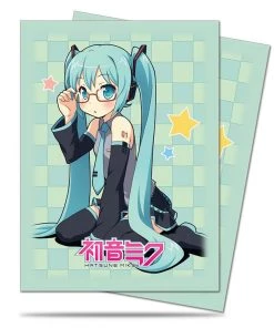 Hatsune Miku Ultra Pro Sleeves Megane Hatsune Miku Ver. (50 Count)