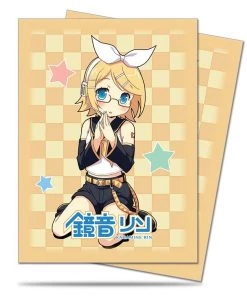 Hatsune Miku Ultra Pro Sleeves Megane Kagamine Rin Ver. (50 Count) TCG