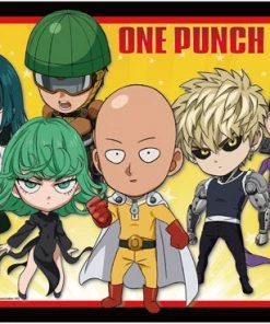 Great Eastern One Punch Man Wall Scroll "Chibi Group"