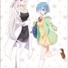 Great Eastern Re:Zero Wall Scroll "Emilia And Rem Sweetheart" HOME & APPAREL