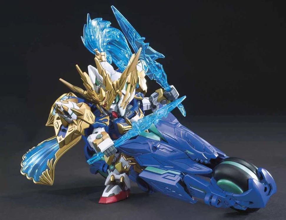 Gundam Model Kit Zhao Yun 00 Gundam & Blue Dragon Drive Bandai Spirits SD 5 Gundam Model Kit Zhao Yun 00 Gundam & Blue Dragon Drive Bandai Spirits SD
