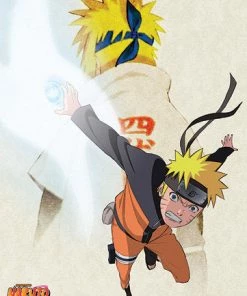 Great Eastern HOME & APPAREL Naruto Shippuden Wall Scroll "Father And Son"