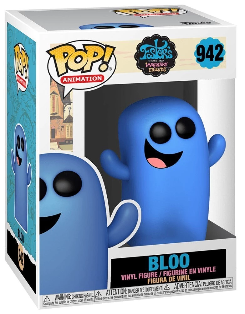 FUNKO POPS! Foster's Home For Imaginary Friends Funko Pop! Bloo 3 FUNKO POPS! Foster's Home For Imaginary Friends Funko Pop! Bloo