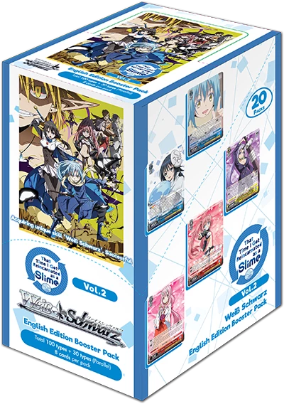 Bushiroad Weiss Schwarz That Time I Got Reincarnated As A Slime Vol. 2 Booster TCG 3 Bushiroad Weiss Schwarz That Time I Got Reincarnated As A Slime Vol. 2 Booster TCG
