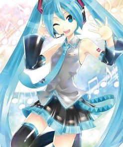 Trends Hatsune Miku Poster "Waving" HOME & APPAREL